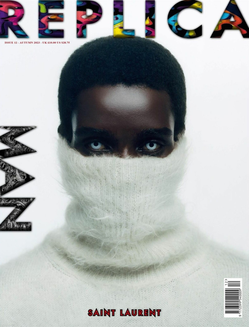 Ayman Salah featured on the Replica Man cover from September 2023