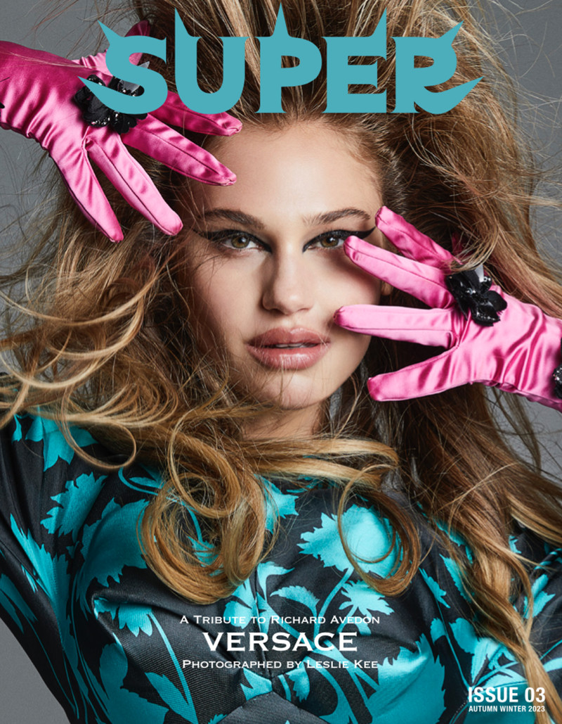 Meredith Mickelson featured on the Super Magazine cover from December 2023