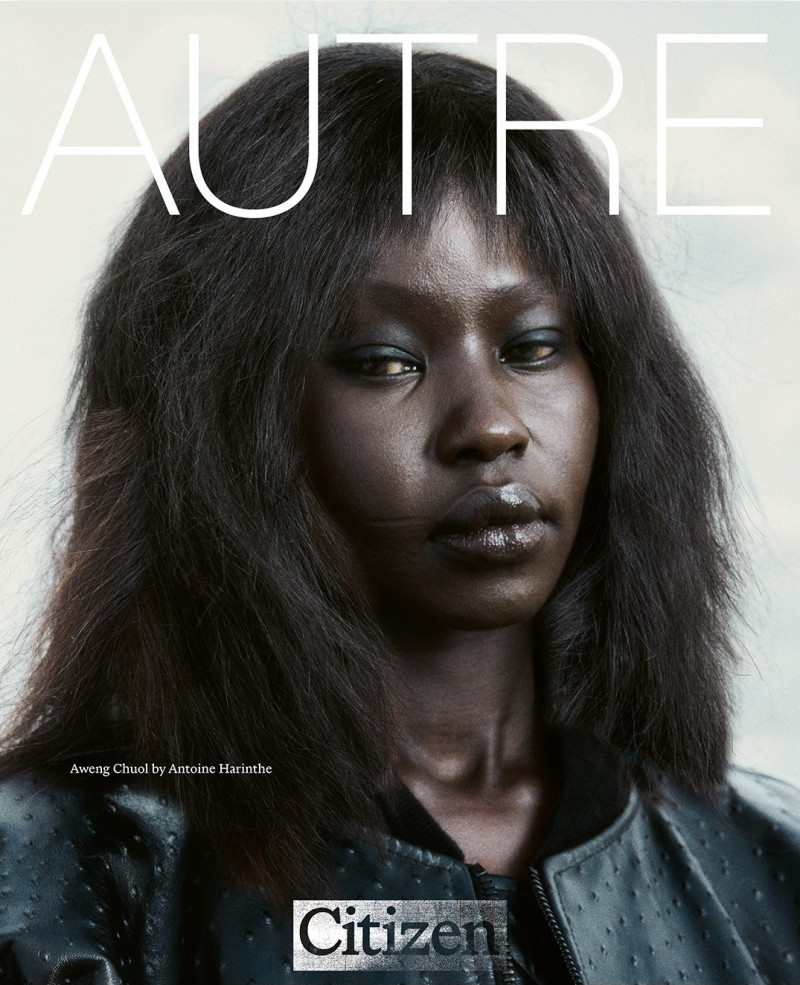 Aweng Chuol featured on the Autre Magazine cover from September 2024