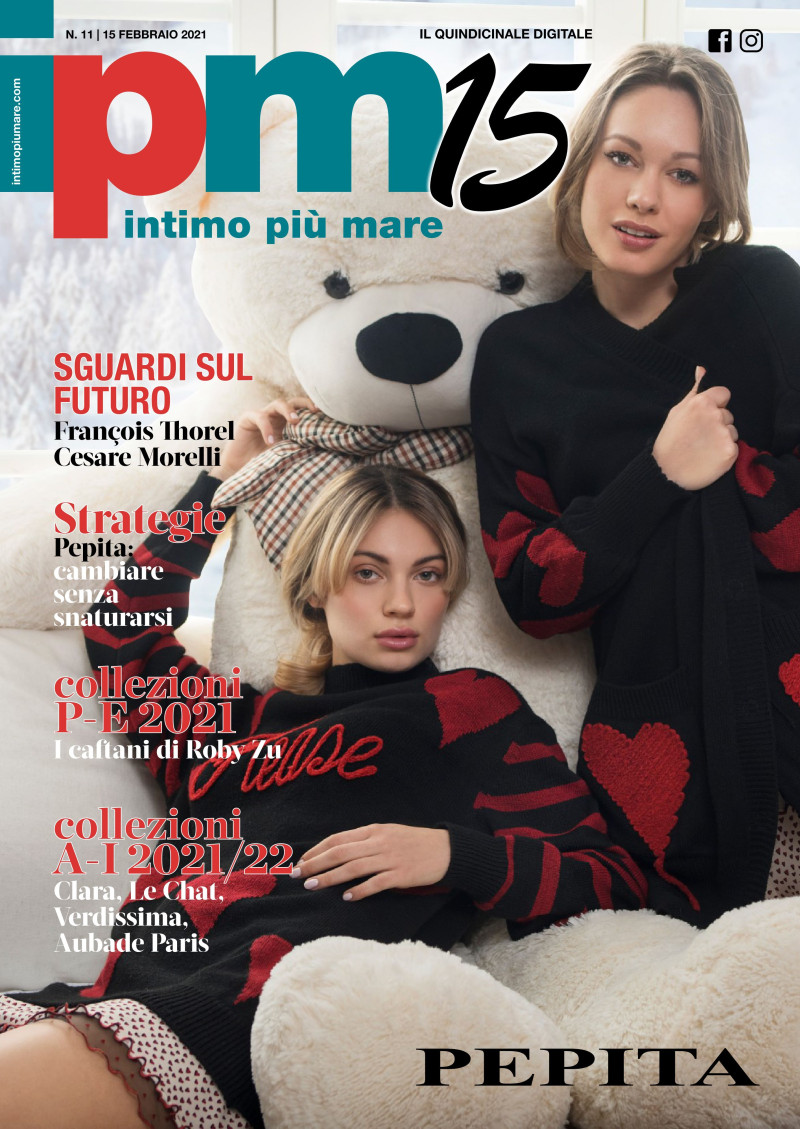  featured on the Intimo Più Mare 15 cover from February 2021