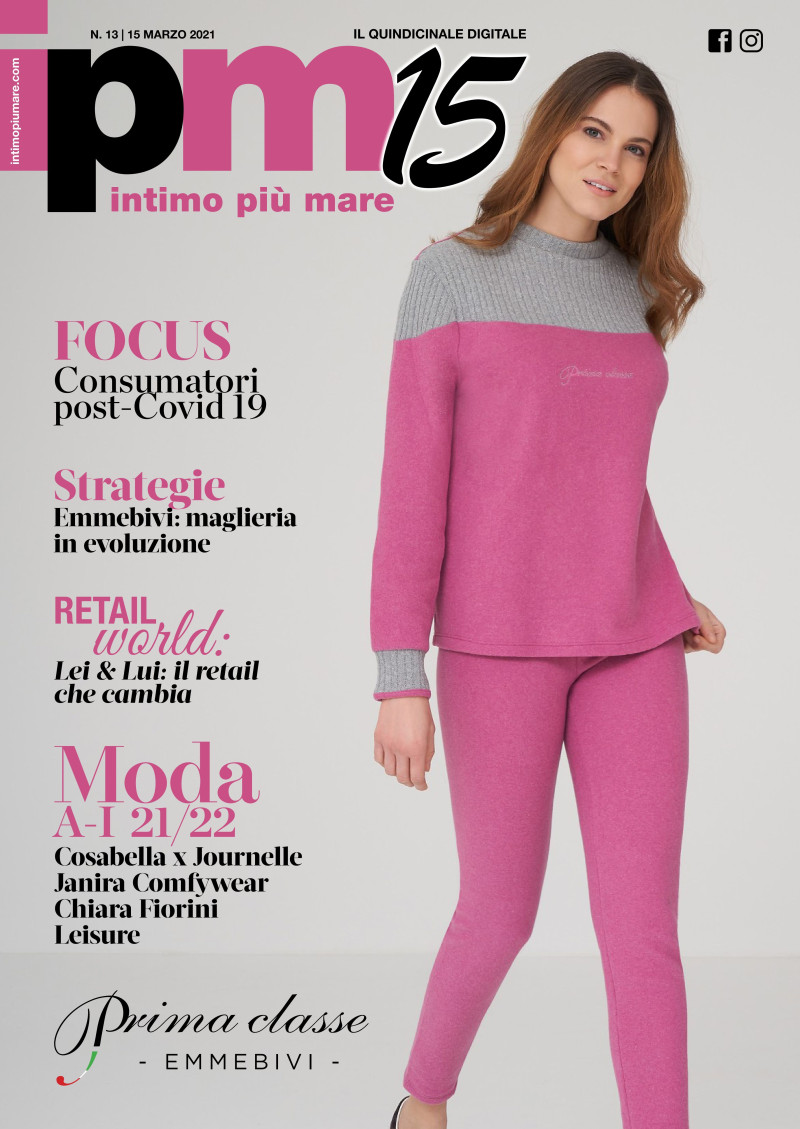  featured on the Intimo Più Mare 15 cover from March 2021