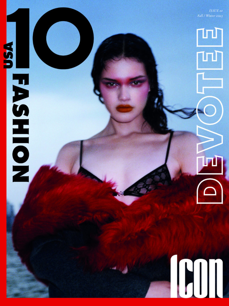 Lucy Rosiek featured on the 10 Magazine USA cover from September 2023