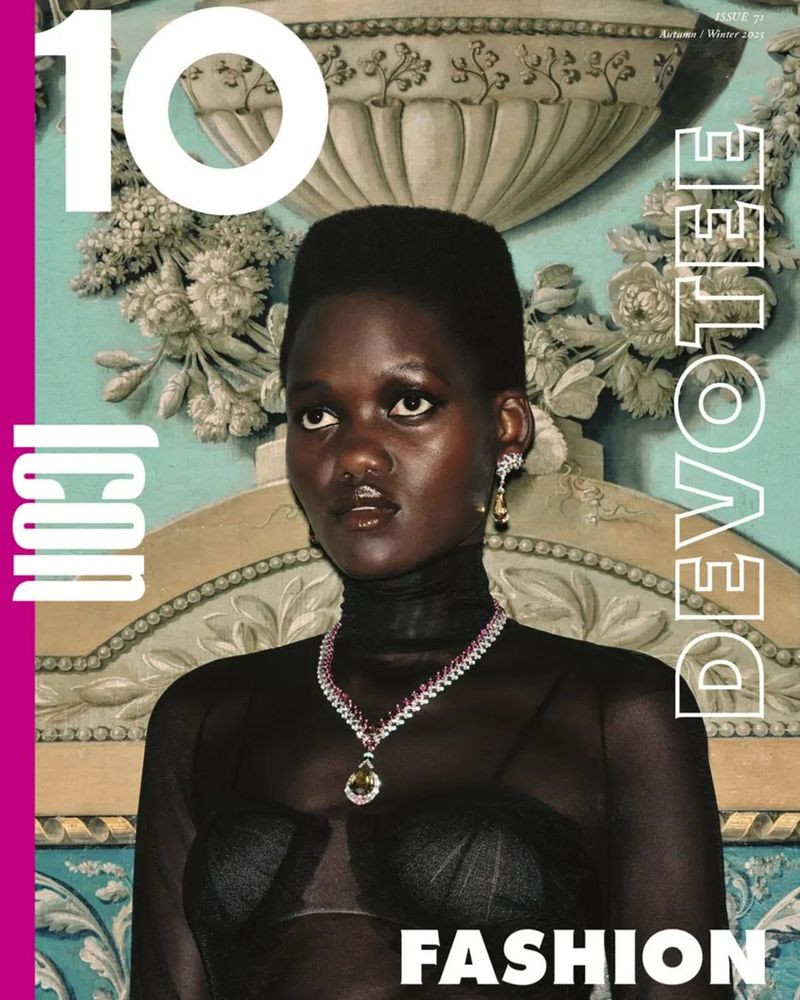 Caren Jepkemei featured on the 10 Magazine USA cover from September 2023