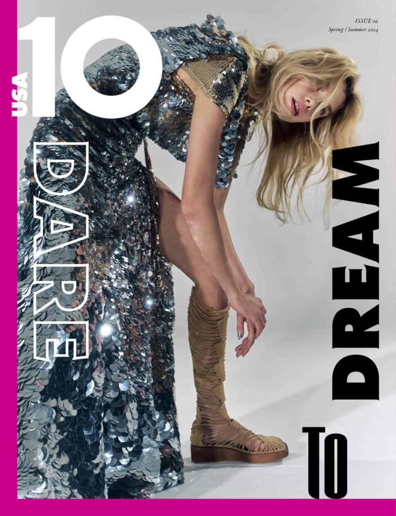 Stella Maxwell featured on the 10 Magazine USA cover from March 2024