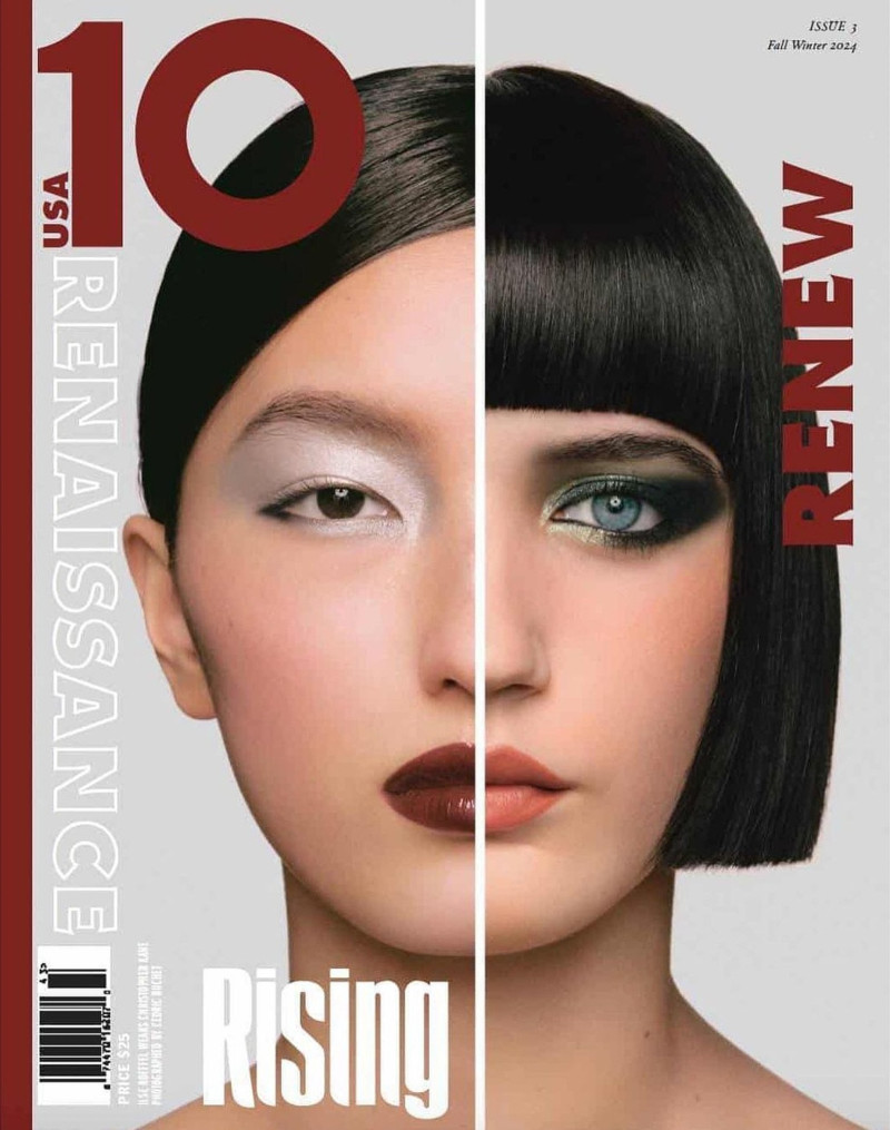 Eva Komuves, Xinyue Guo featured on the 10 Magazine USA cover from September 2024