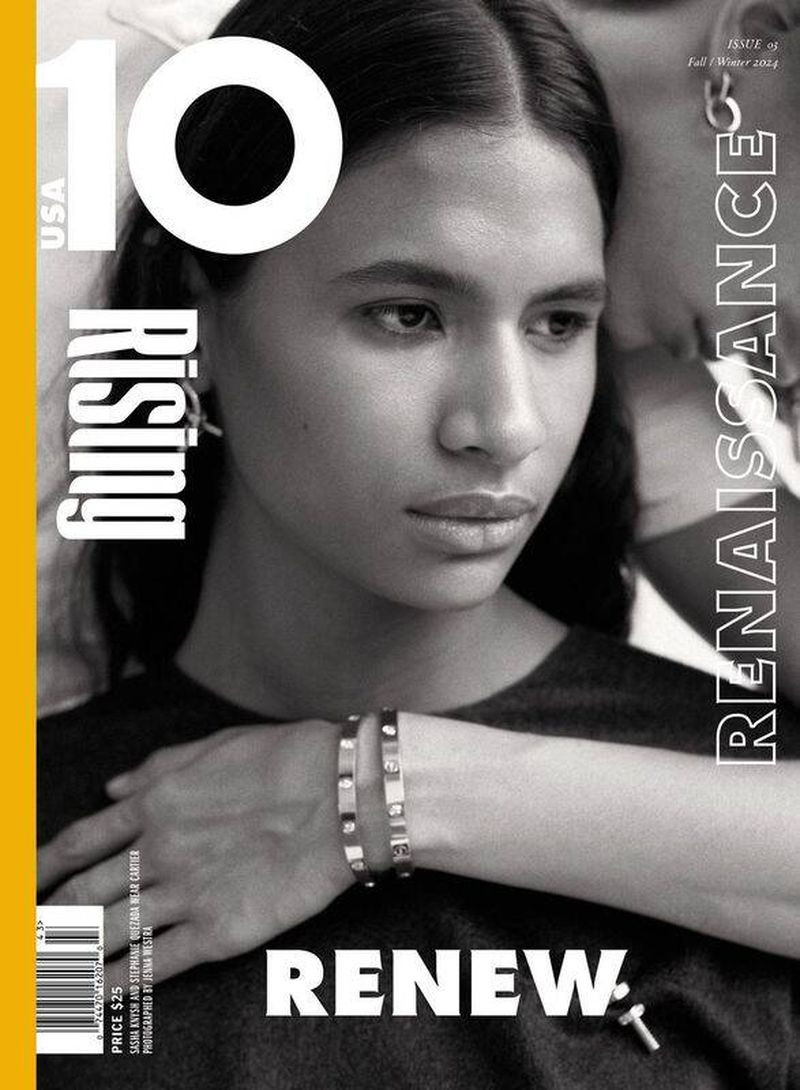 Stephanie Quezada featured on the 10 Magazine USA cover from September 2024