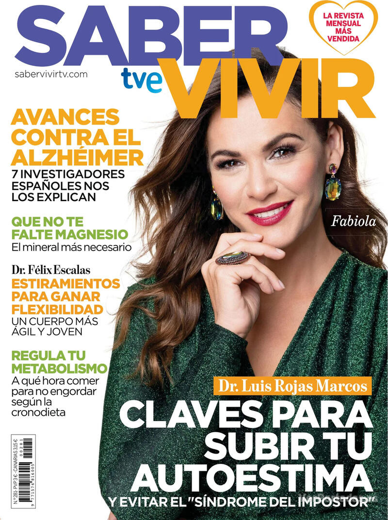Fabiola Martinez featured on the Saber Vivir cover from March 2024