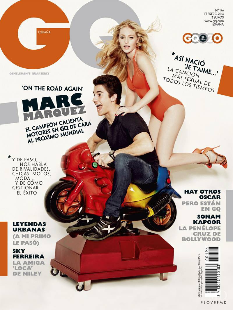Marc Márquez featured on the GQ Spain cover from February 2014