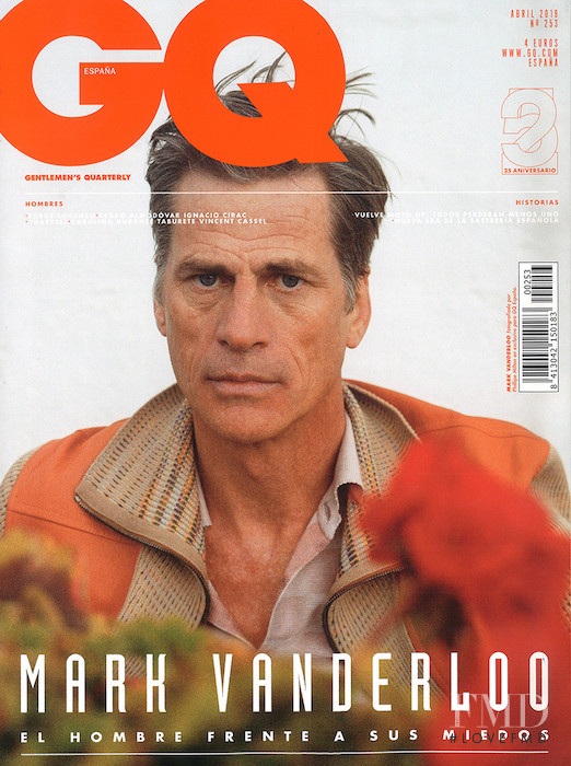 Mark Vanderloo featured on the GQ Spain cover from April 2019