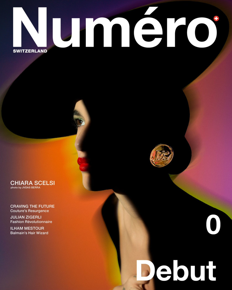 Chiara Scelsi featured on the Numéro Switzerland cover from March 2024