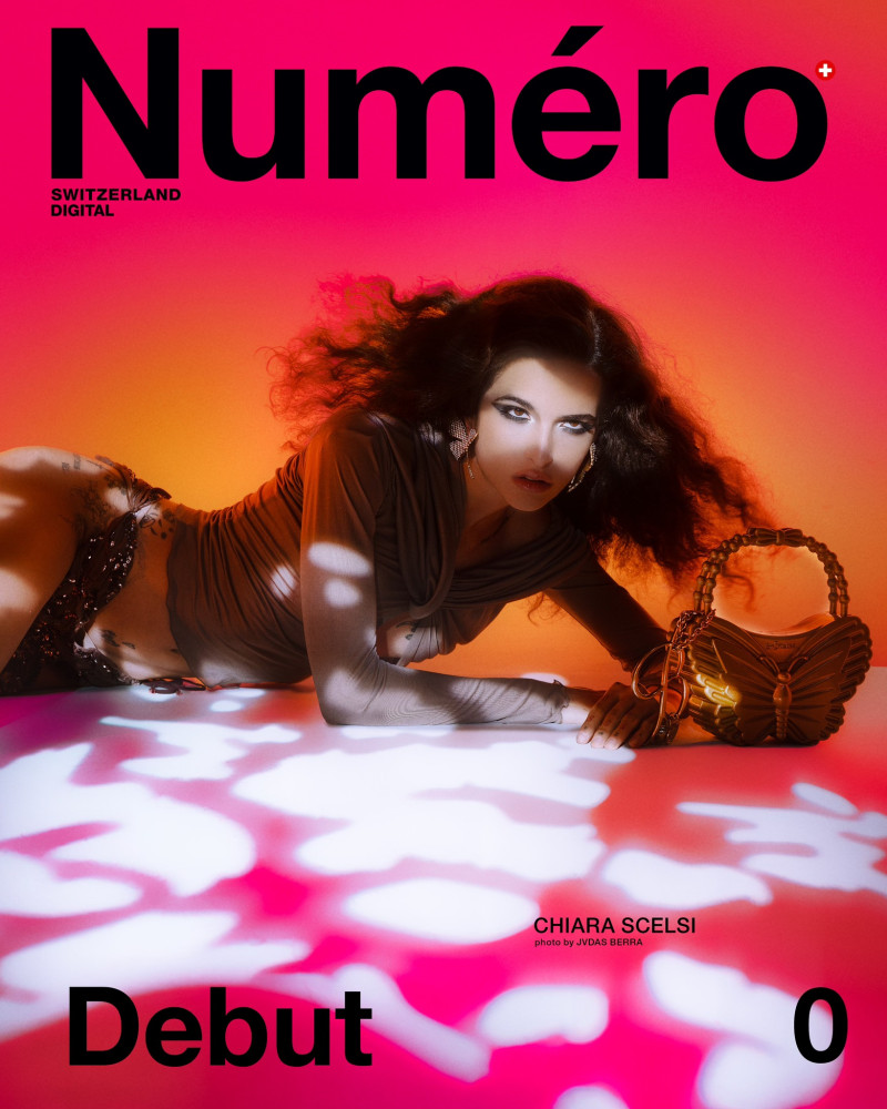 Chiara Scelsi featured on the Numéro Switzerland cover from March 2024