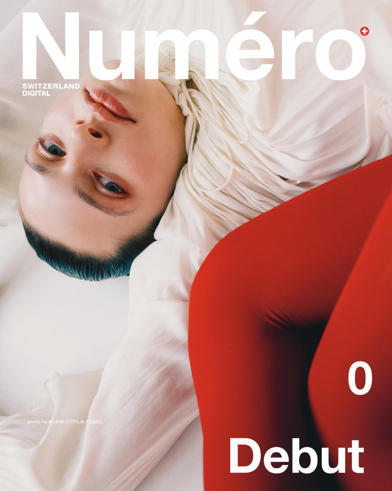 Rosie Hoogeveen featured on the Numéro Switzerland cover from March 2024