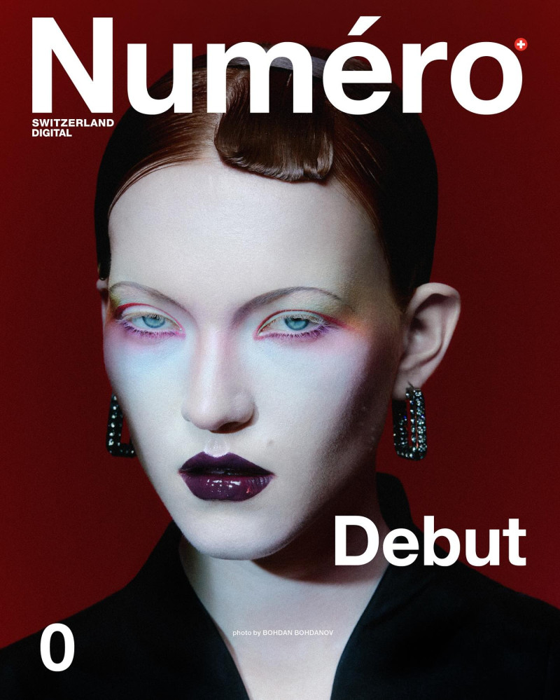 Julia Krupinska featured on the Numéro Switzerland cover from March 2024