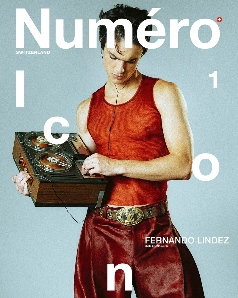 Fernando Lindez featured on the Numéro Switzerland cover from September 2024