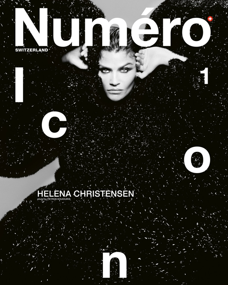 Helena Christensen featured on the Numéro Switzerland cover from September 2024