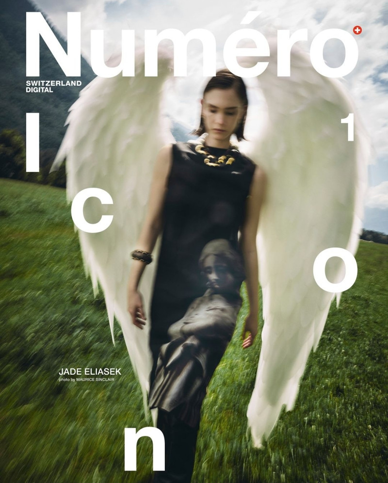 Jade Eliasek featured on the Numéro Switzerland cover from September 2024