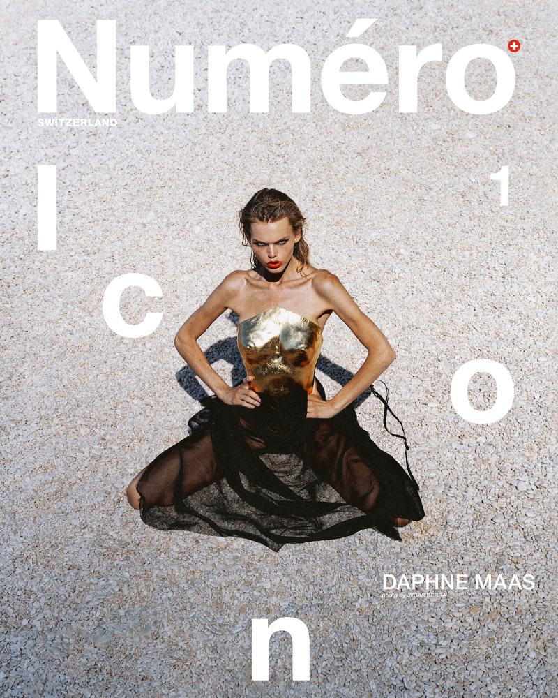 Daphne Maas featured on the Numéro Switzerland cover from September 2024