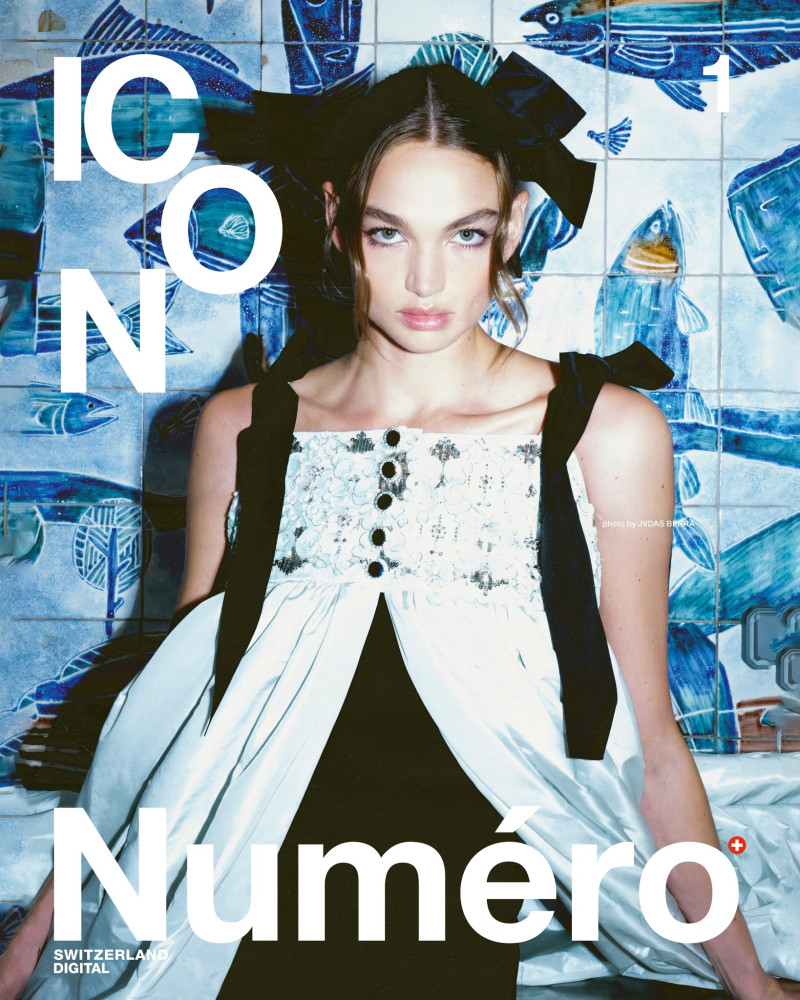 Camille Opp featured on the Numéro Switzerland cover from September 2024