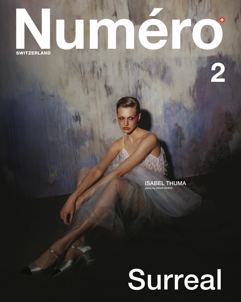 Isabel Thuma featured on the Numéro Switzerland cover from March 2025