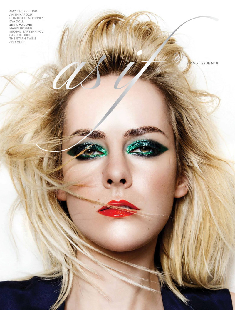 Jena Malone featured on the As If cover from October 2015