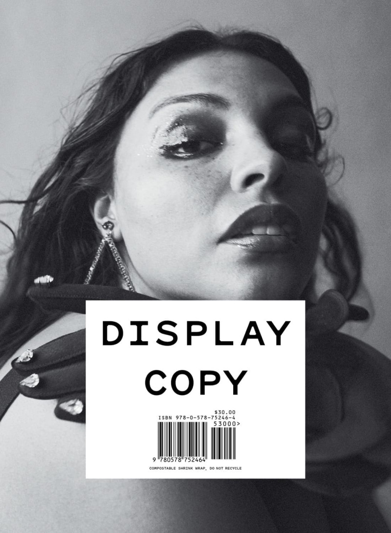 Paloma Elsesser featured on the Display Copy cover from September 2020