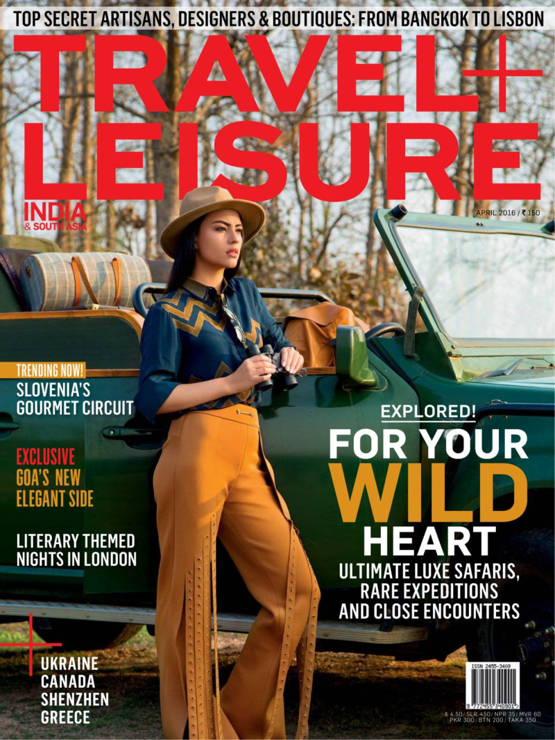  featured on the Travel+Leisure India cover from April 2016