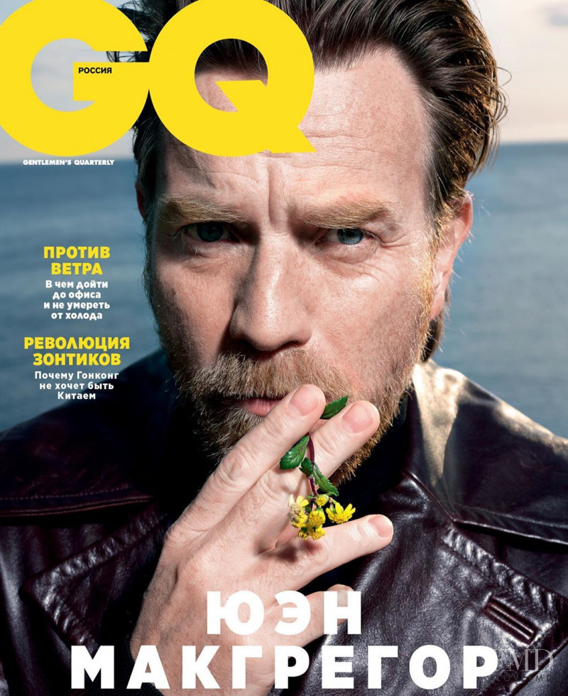 Ewan McGregor featured on the GQ Russia cover from November 2019
