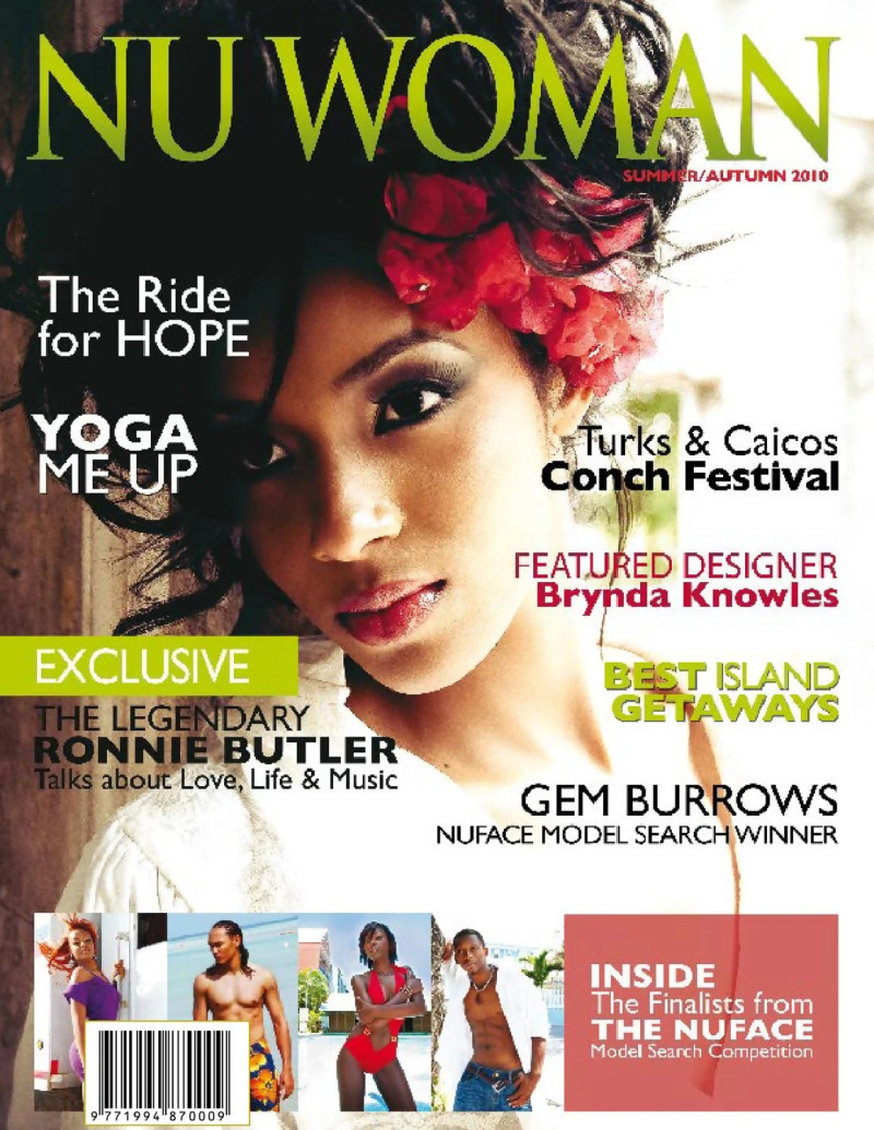 Gem Burrows featured on the Nu Woman cover from July 2010