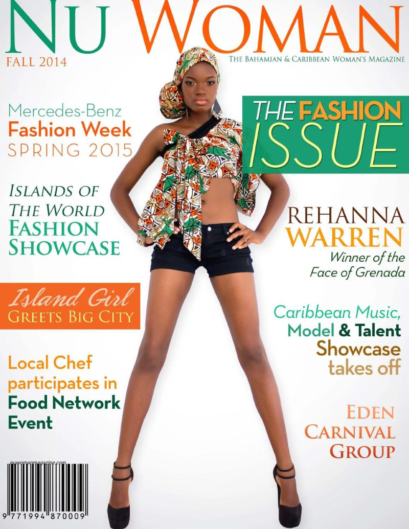 Rehanna Warren featured on the Nu Woman cover from September 2014