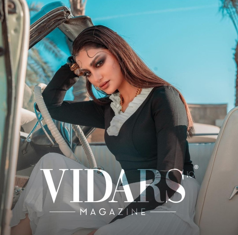 Saraa Jaamal featured on the Vidars Magazine cover from January 2024