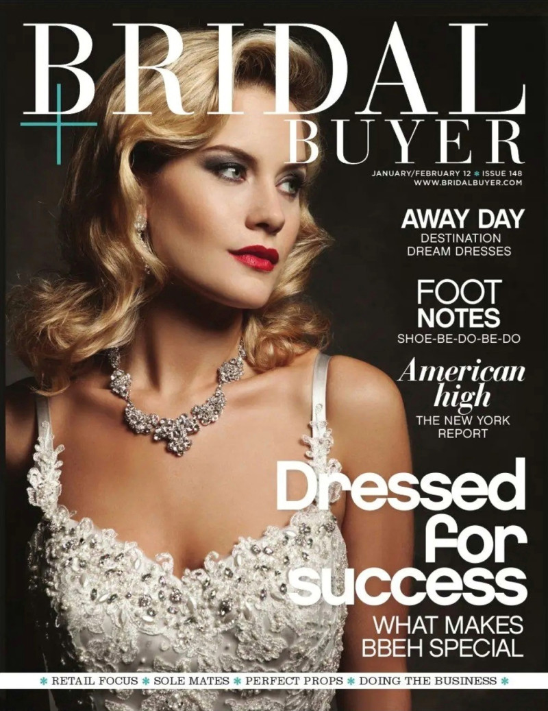  featured on the Bridal Buyer cover from January 2012