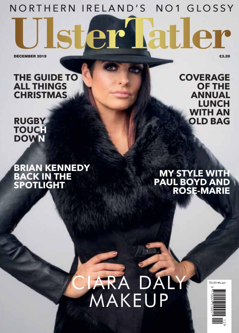 Ciara Daly featured on the Ulster Tatler cover from December 2019