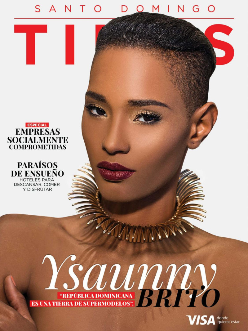 Ysaunny Brito featured on the Santo Domingo Times cover from February 2017