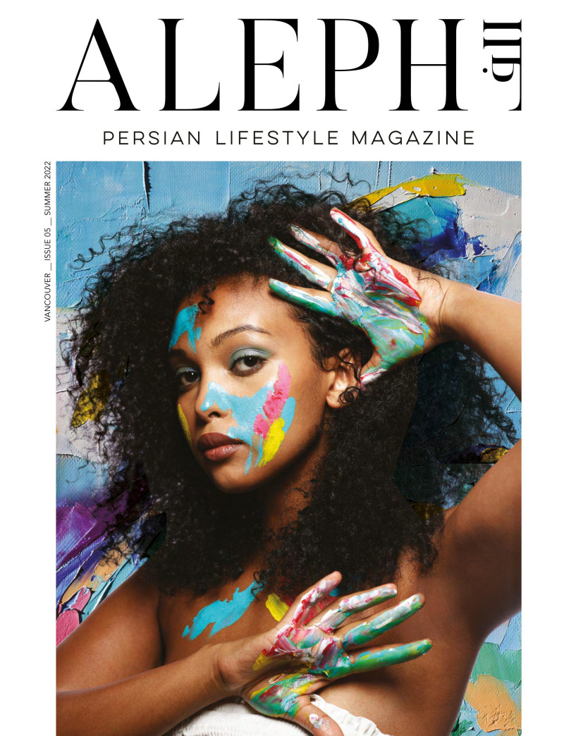 Sofia Tes featured on the Aleph cover from June 2022