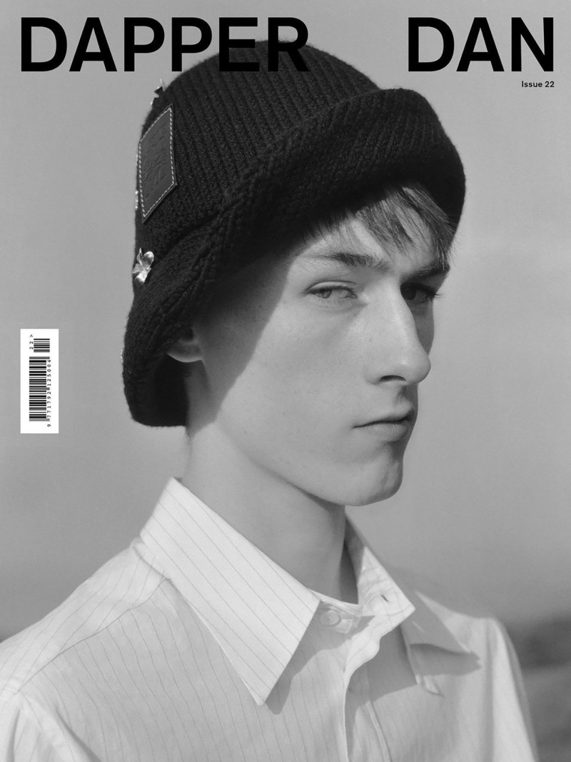 Zacharie Villot featured on the Dapper Dan cover from November 2020