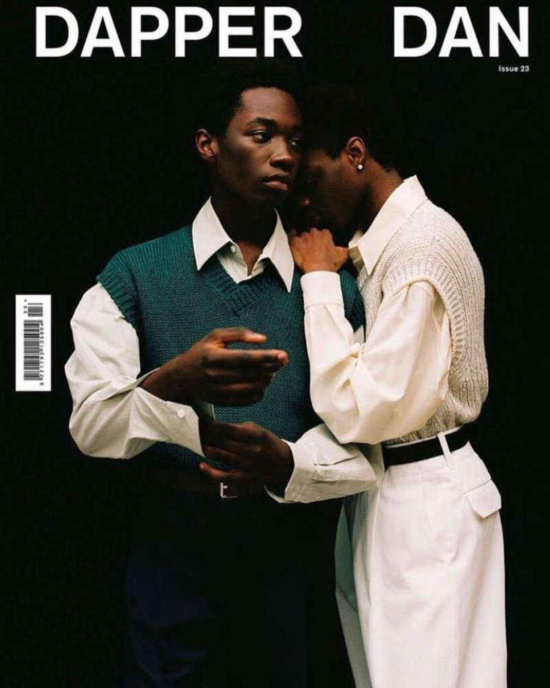 Sekhou Drame, Malibo Sow featured on the Dapper Dan cover from May 2021