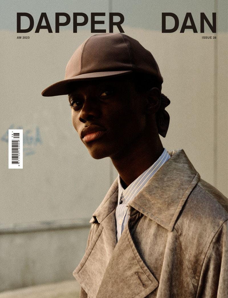 Awwal Adeoti featured on the Dapper Dan cover from November 2023