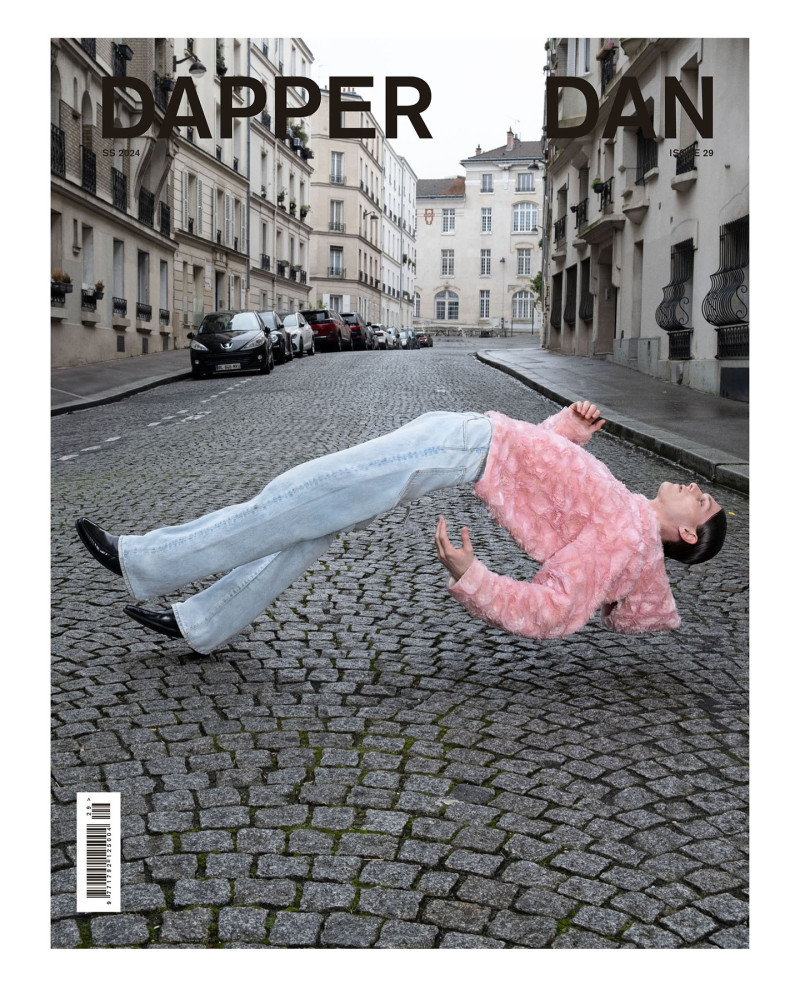 Teo Fortin featured on the Dapper Dan cover from March 2024