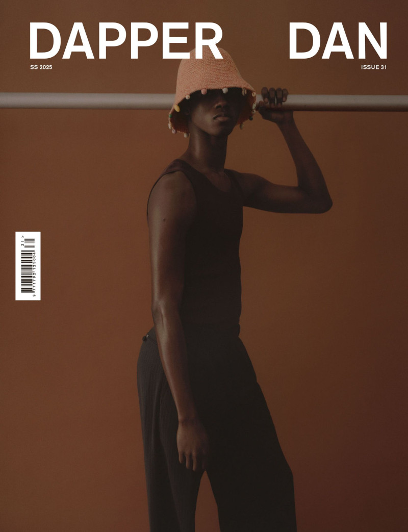 Muzakir Masahudu featured on the Dapper Dan cover from April 2025