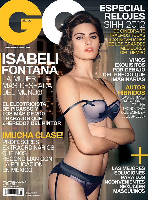 Isabeli Fontana featured on the GQ Mexico cover from April 2012