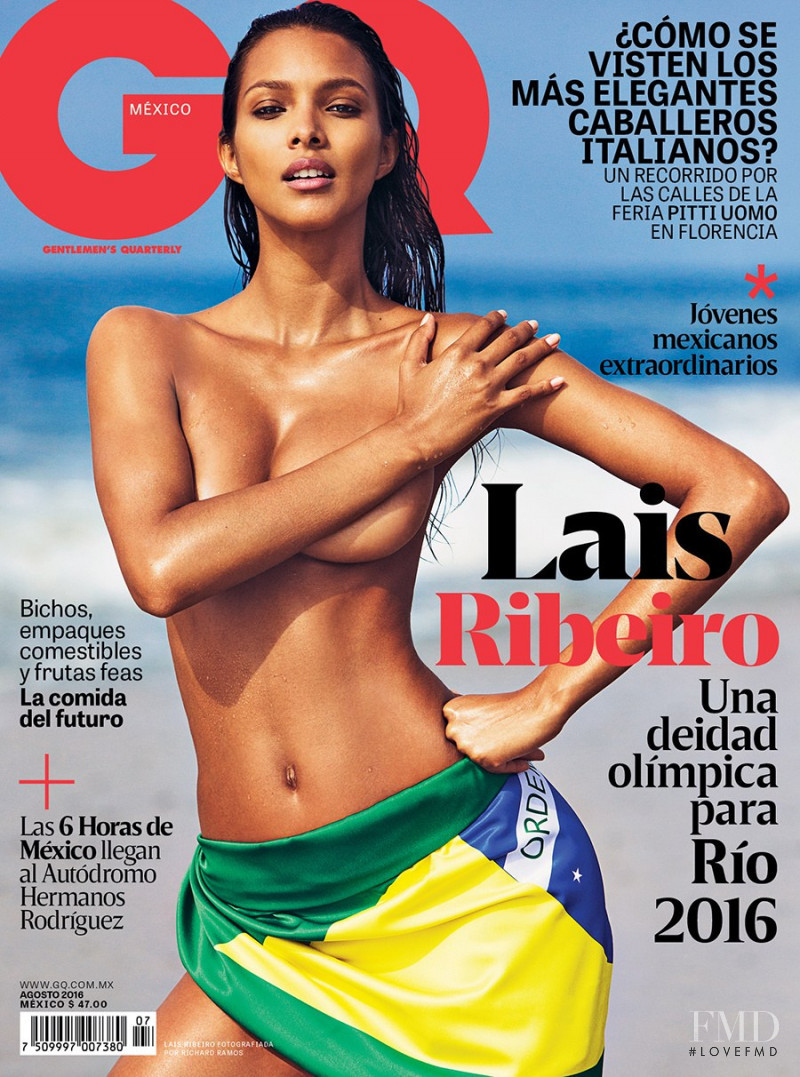 Lais Ribeiro featured on the GQ Mexico cover from August 2016