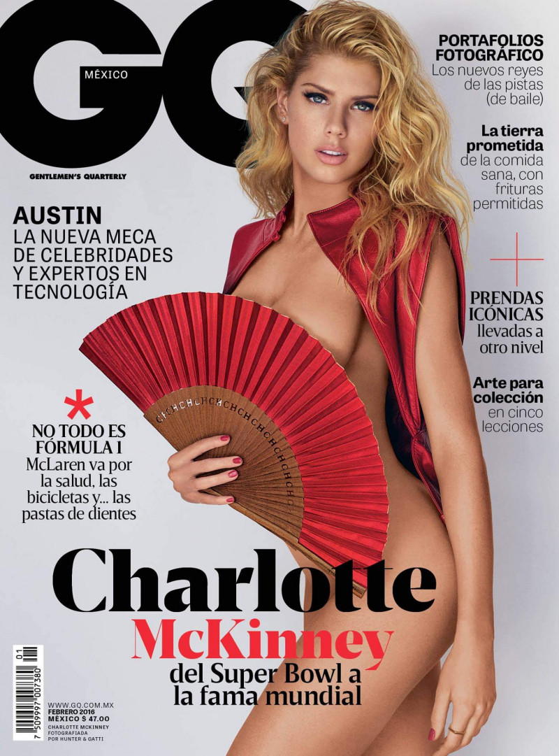 Charlotte McKinney featured on the GQ Mexico cover from February 2016