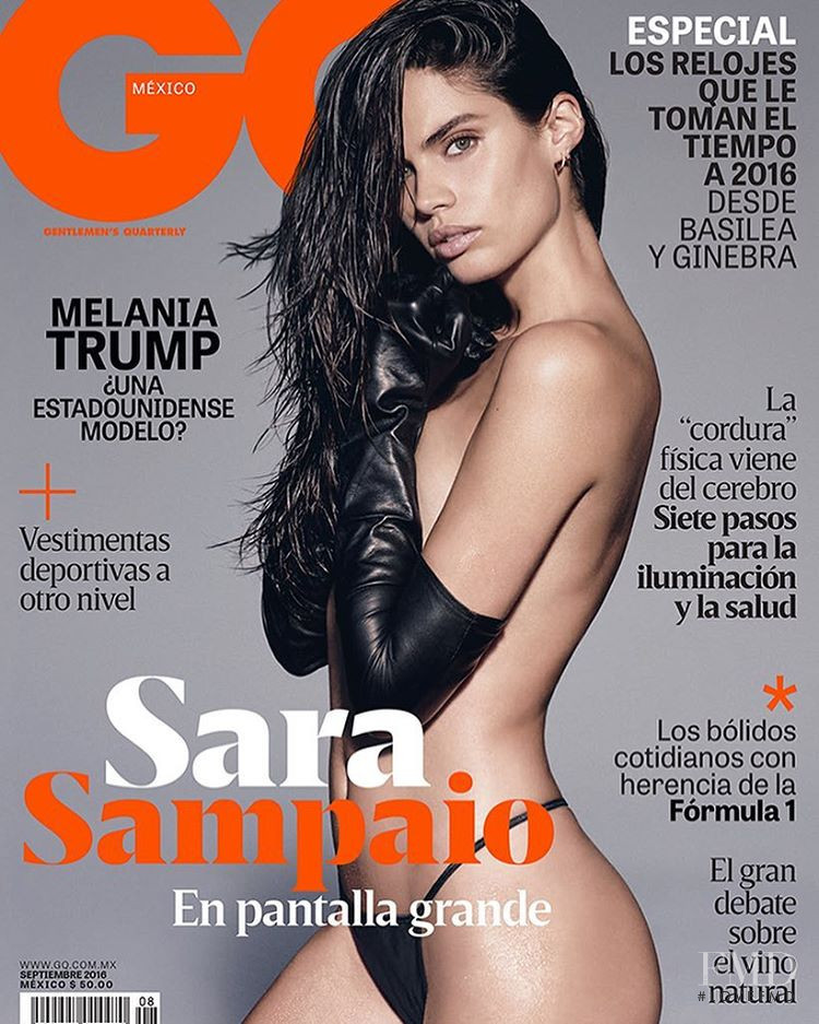 Sara Sampaio featured on the GQ Mexico cover from September 2016