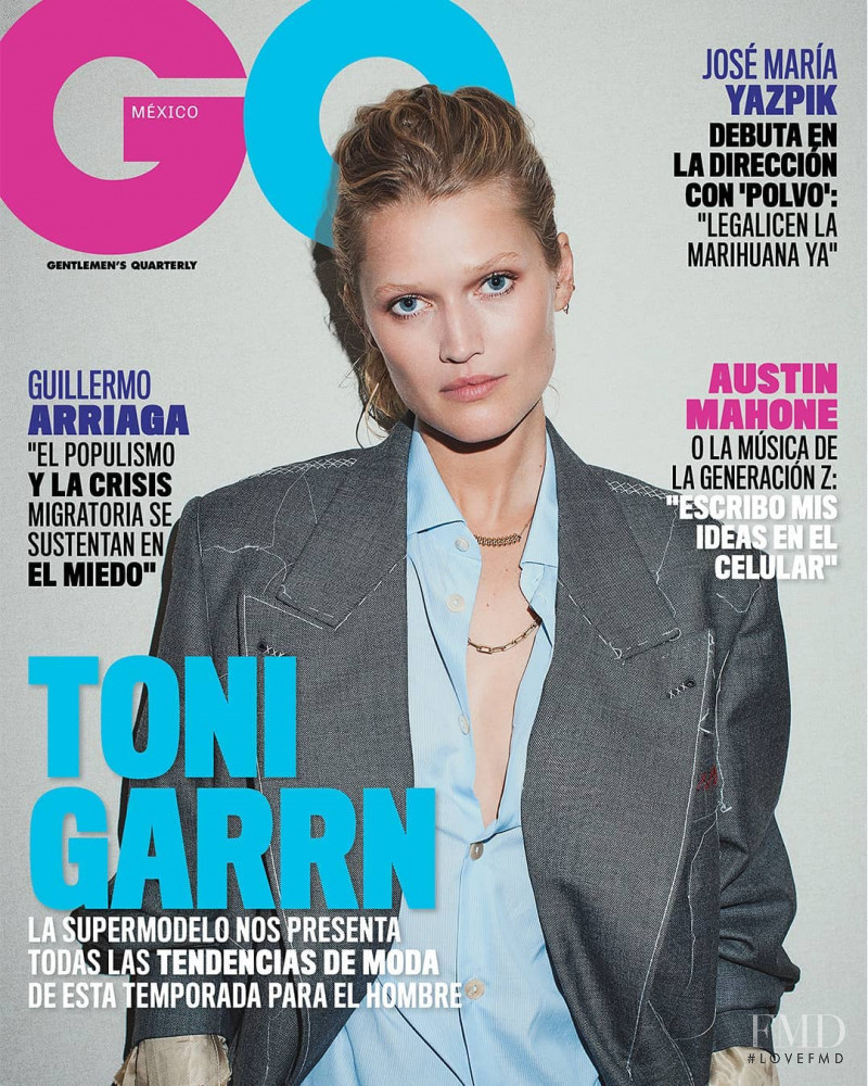 Toni Garrn featured on the GQ Mexico cover from September 2019