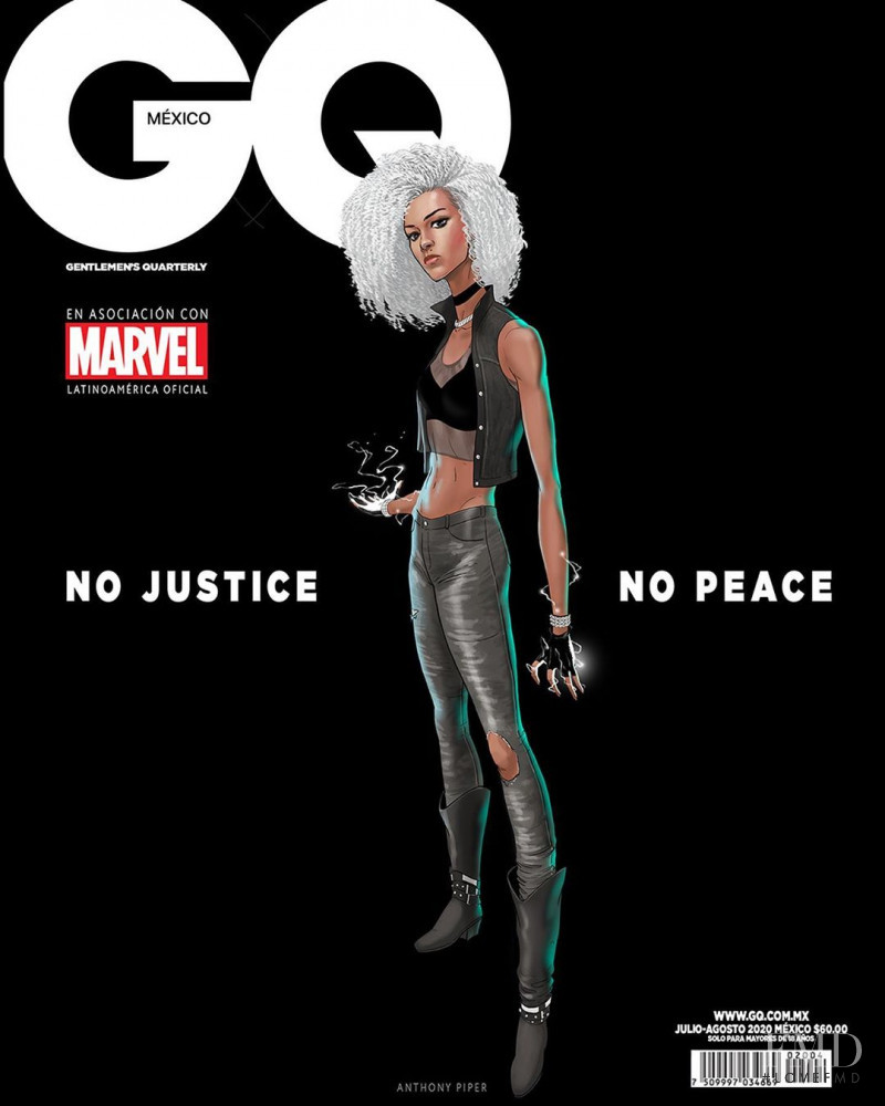 Anisya Ansimova featured on the GQ Mexico cover from July 2020