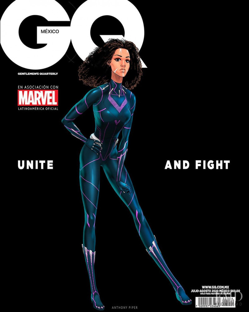 Anisya Ansimova featured on the GQ Mexico cover from July 2020
