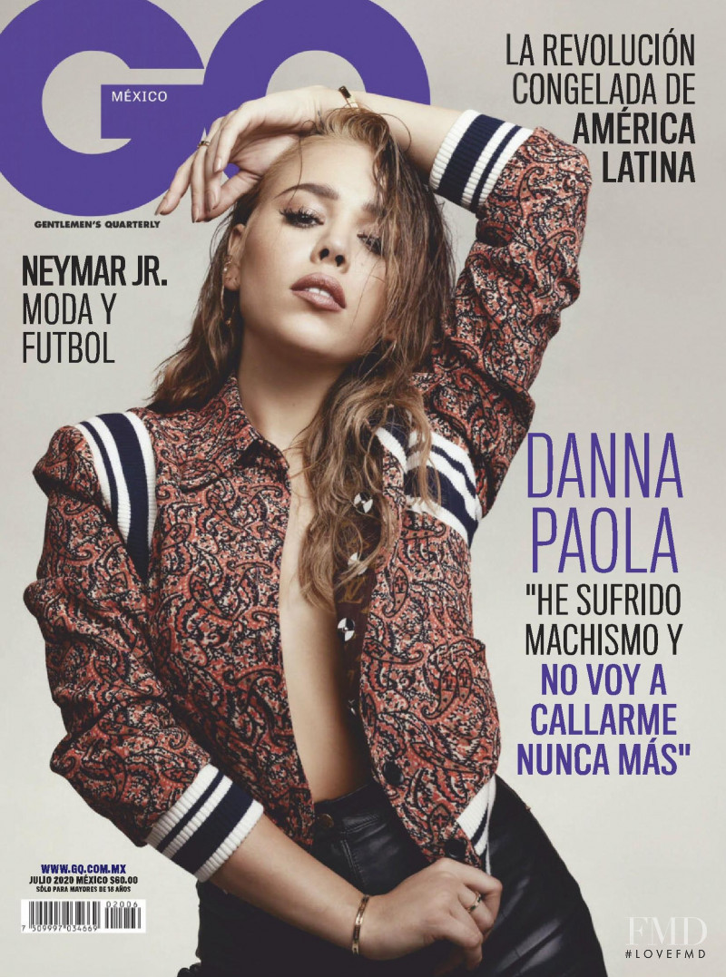 Danna Paola featured on the GQ Mexico cover from July 2020