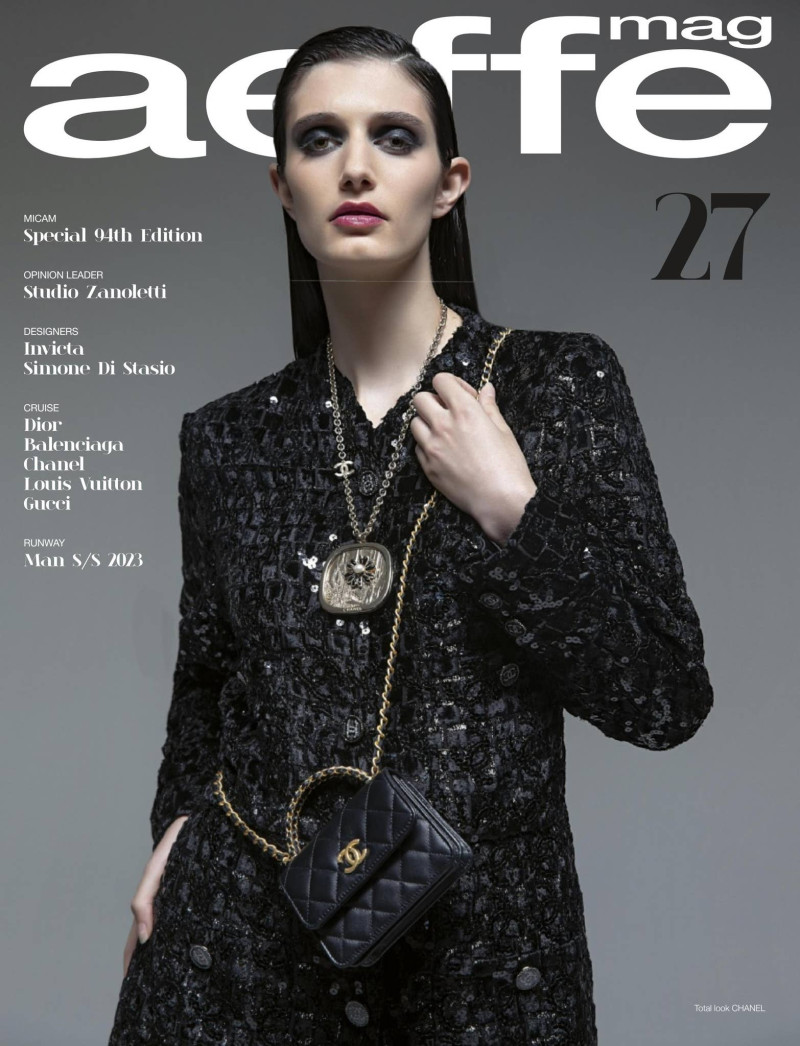 Emily Reda featured on the aeffe cover from September 2022