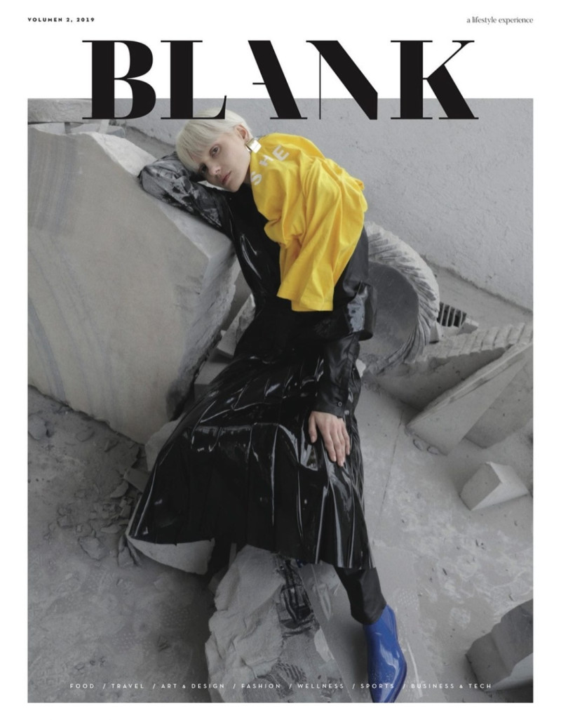 Nora Vai featured on the Blank Mexico cover from October 2019