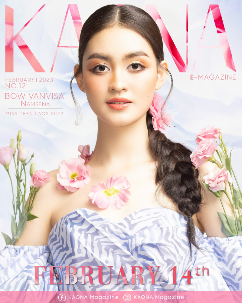 Bow Vanvisa Namsena featured on the Kaona Magazine cover from February 2023